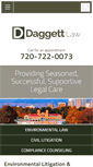 Mobile Screenshot of daggettlawcolorado.com