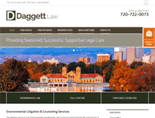 Tablet Screenshot of daggettlawcolorado.com